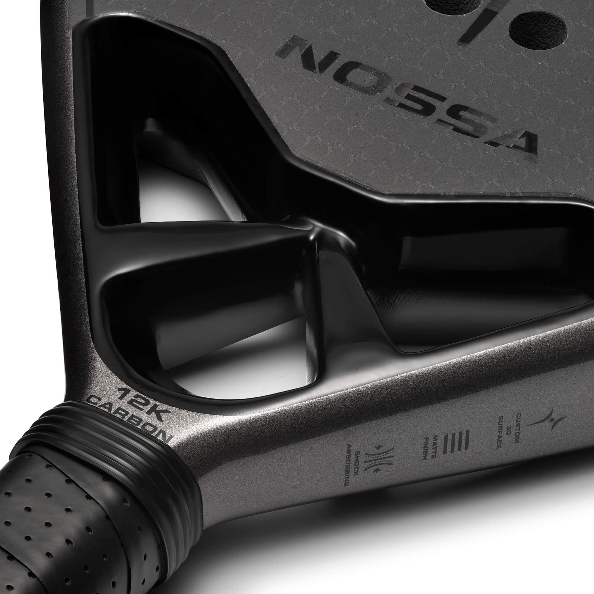 Nossa Core Padel Racket Close Up Of Handle