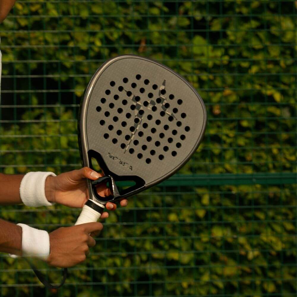 Man Holding Nossa Core Padel Racket