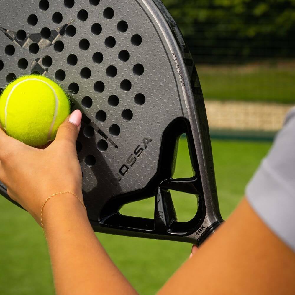 Nossa Core Padel Racket Action Shot